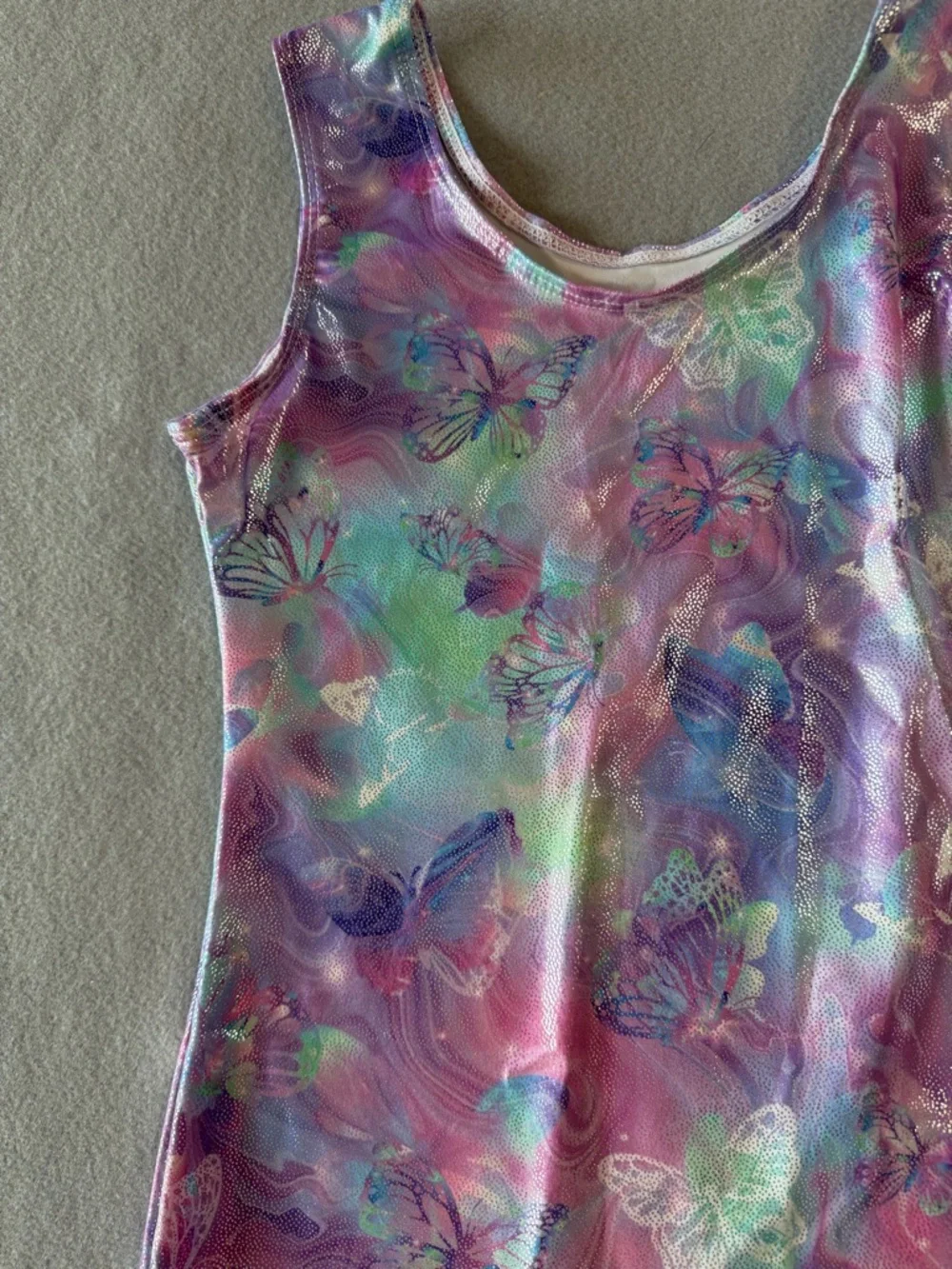 Youth One Piece Dance Unitard Suit Size 160 aka 14-16 #26014